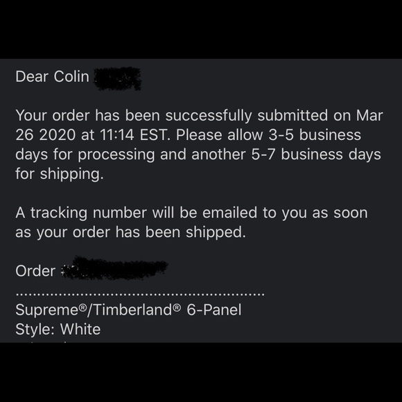 Supreme timberland 6-Panel White - Picture 2 of 2